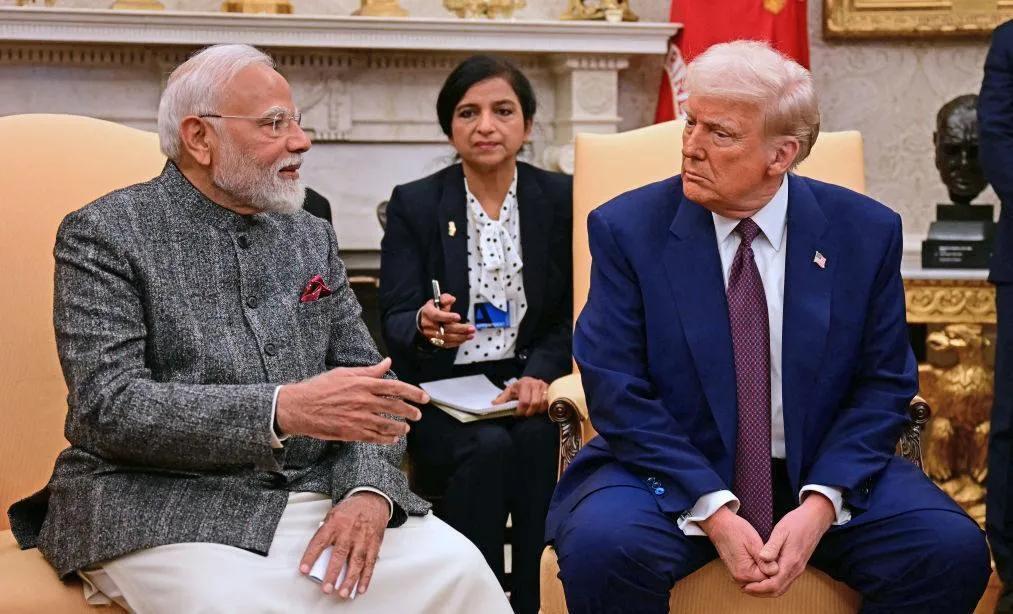 美国彭博社报道称，印度无限期推迟与美国的双边贸易谈判。
老特之前的关税政策被美国