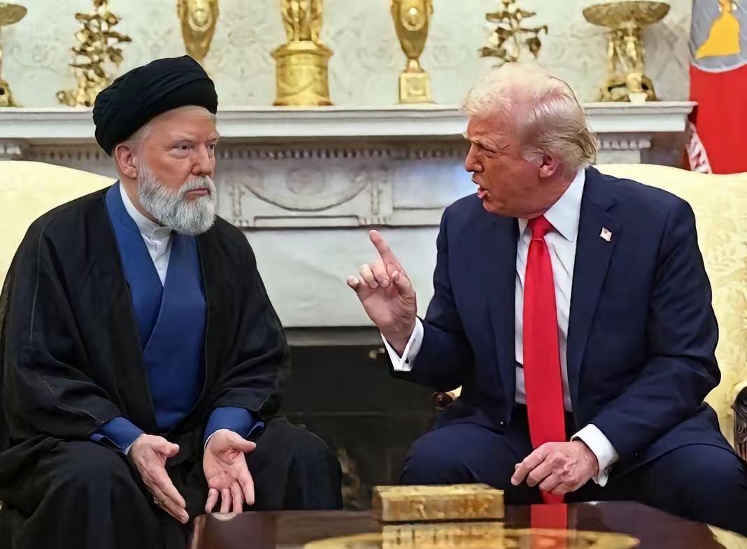 大家感受一下特朗普的起床气。
​当地时间今天早上8点多，后半夜才睡的特朗普醒了，