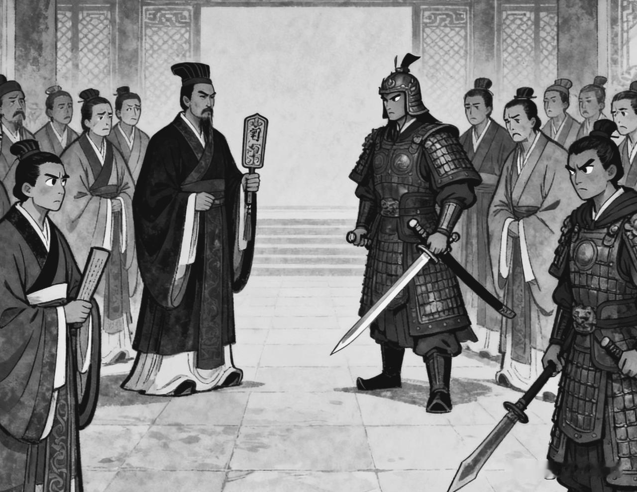 公元前180年，吕后病死。陈平第一时间找到太尉周勃，周勃是掌握兵权的老将，陈平出