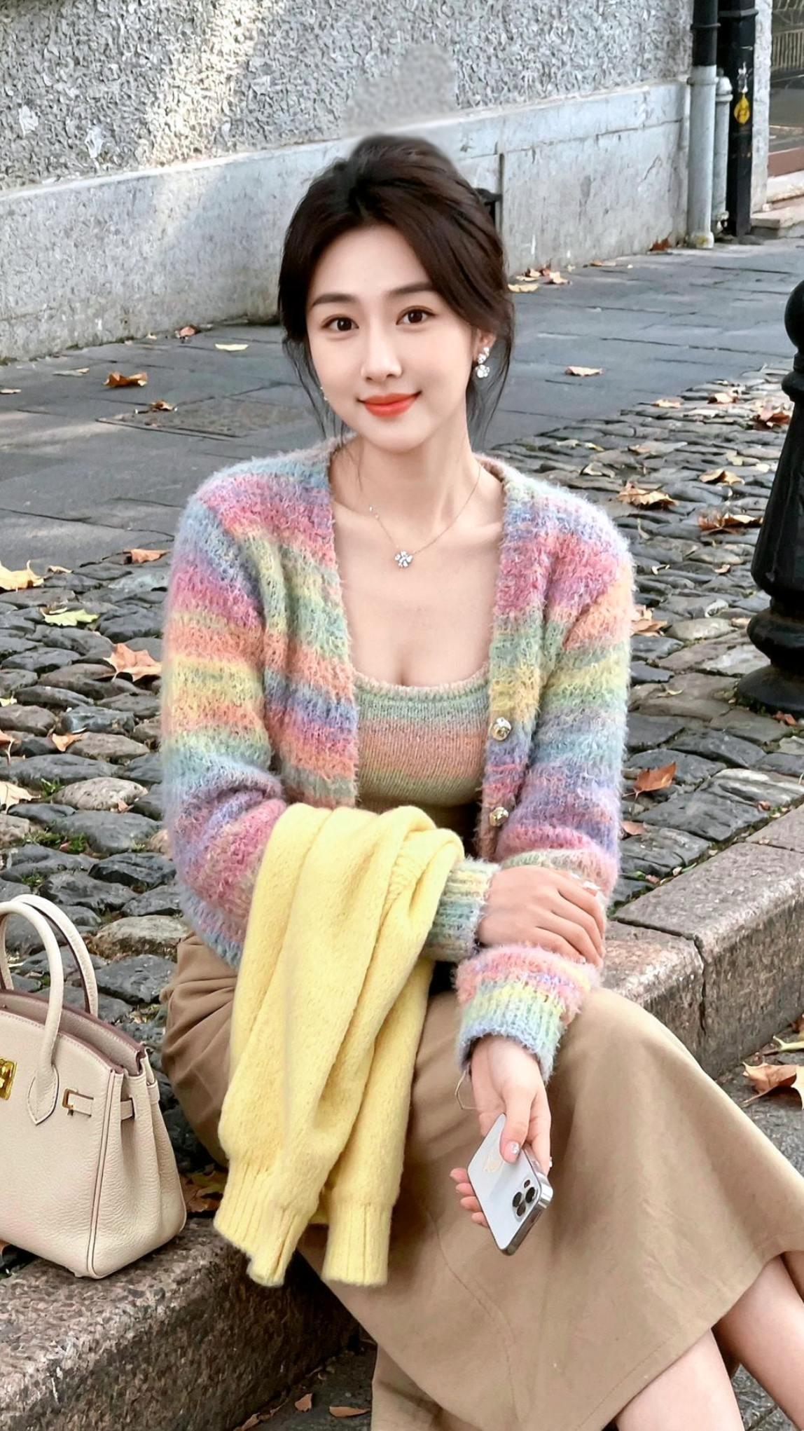 颜值在线 超a小姐姐 颜值担当 甜系女孩  抖音ai创作