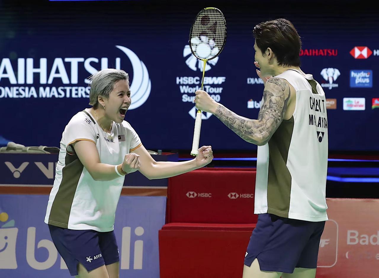 陈堂杰/杜颐沩逆转马蒂亚斯/博尔，夺得印尼大师赛混双冠军，丹麦组合有点惨，连续两