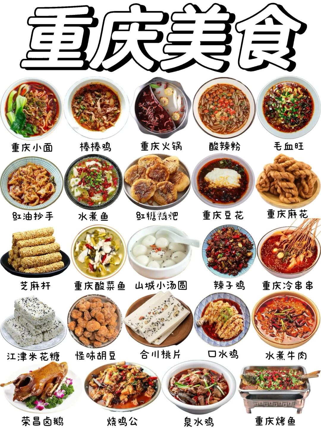 不容错过的重庆美食有哪些❓