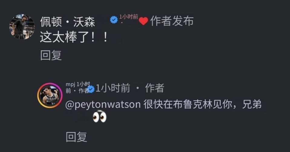 小波特在INS上招募沃特森，如果离开的话，我也希望他俩能在一起。森林狼4比2淘汰