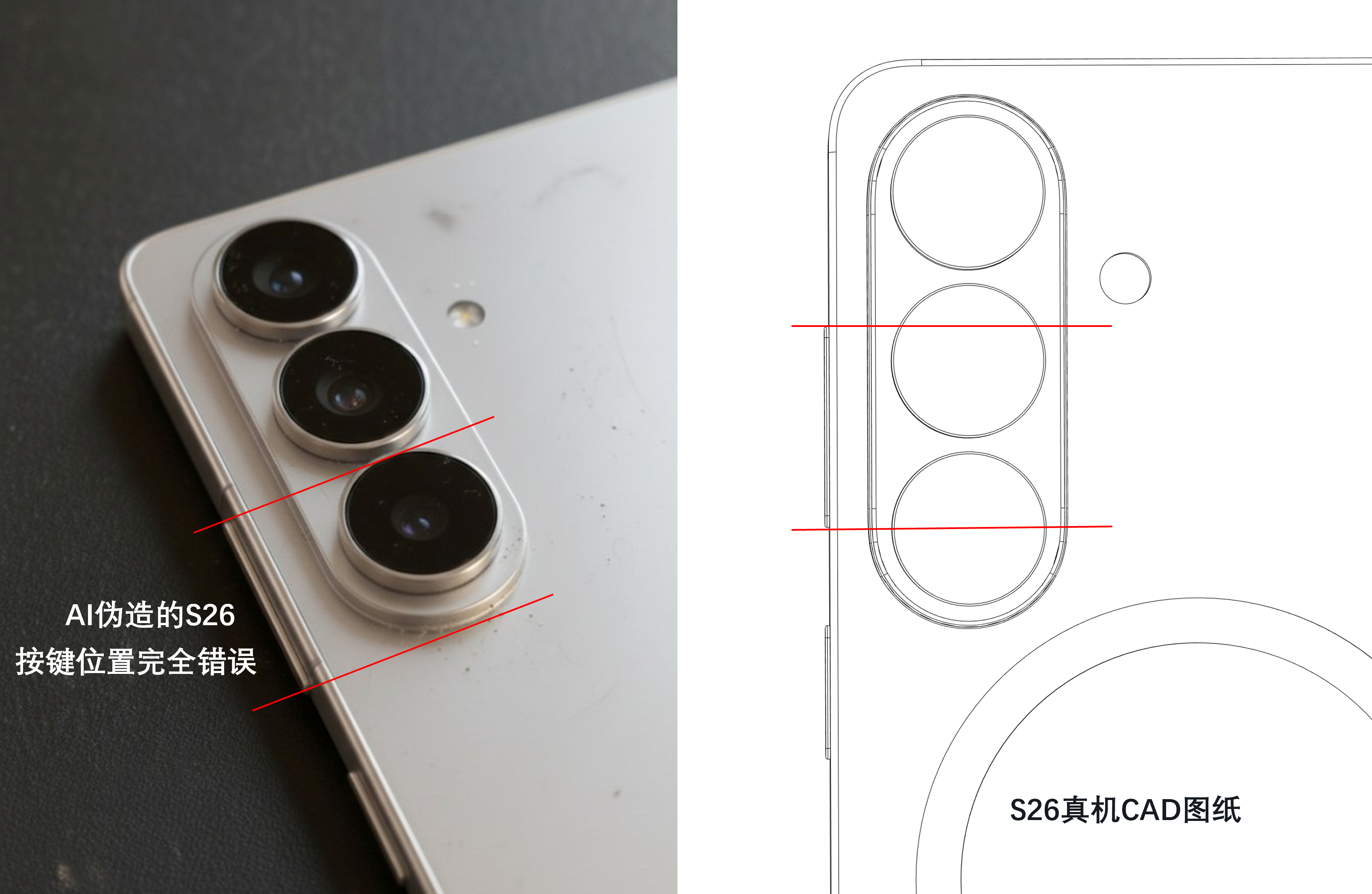 Galaxy S26  AI图漏洞百出，制作者图个啥，想不通。 