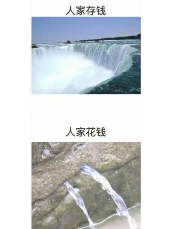 别人存钱vs我存钱 进财如便秘，散财如拉稀[doge] ​​​