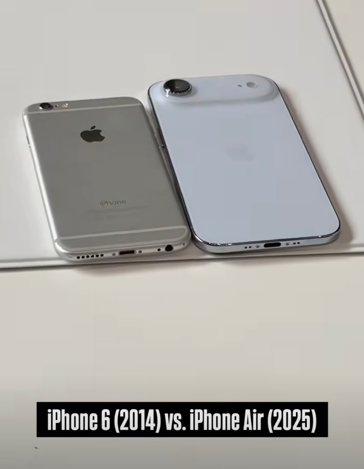 iPhone17 Air外观能复刻iPhone6，不知道销量能不能复刻[流鼻血]