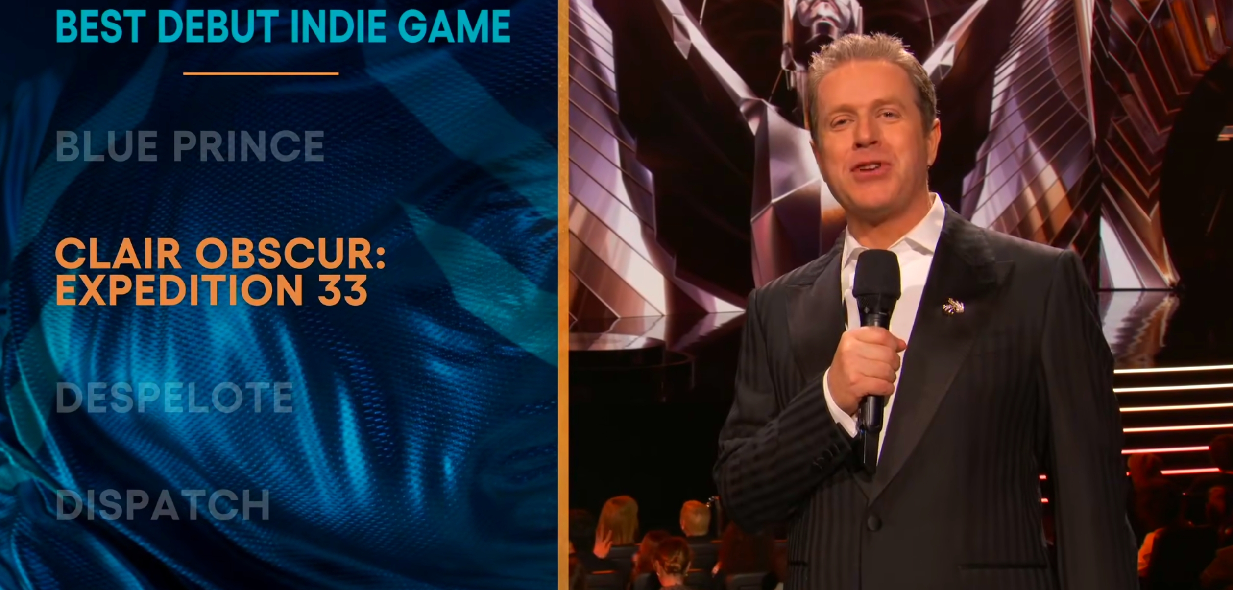 【《光与影》获TGA最佳独立游戏首秀奖】在今日的TGA颁奖仪式上，2025年TG