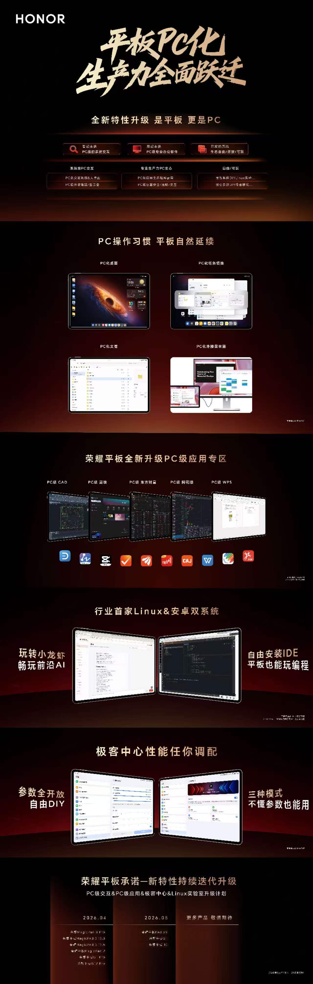 最烦厂商更新功能搞一锤子买卖？荣耀这次真的把用户体验拉满了！荣耀平板开放Open