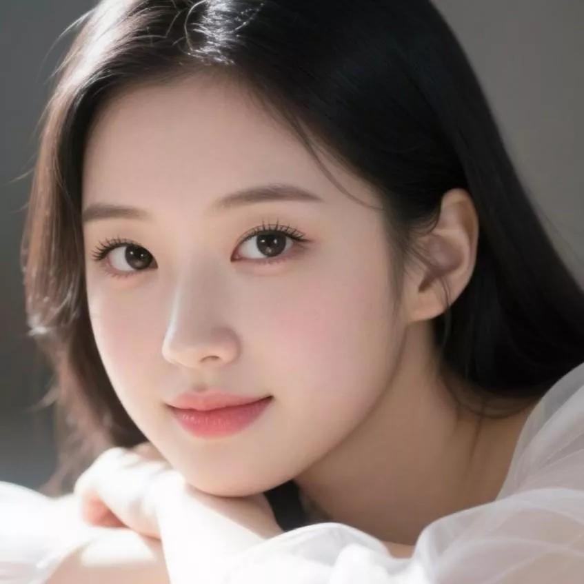 温柔笑靥，如梦似幻的少女，散发着迷人的魅力少女感笑容 自然清新美少女 少女的笑容