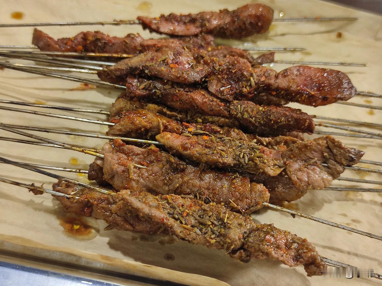 西安1.2元的烤肉，传统老三样确实香#记录西安吃饭#