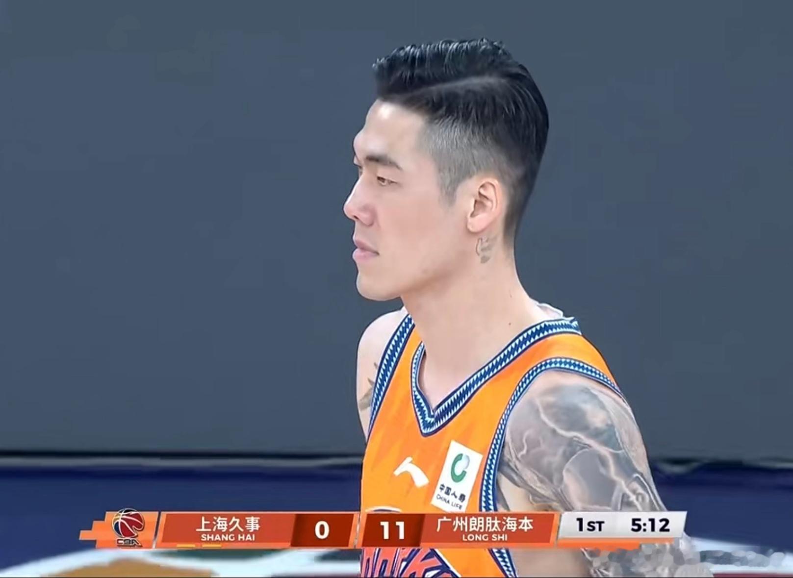 上海男篮：打广东准到离谱，战广州开局5分钟9投0分，广州11比0暂时领先！1月2