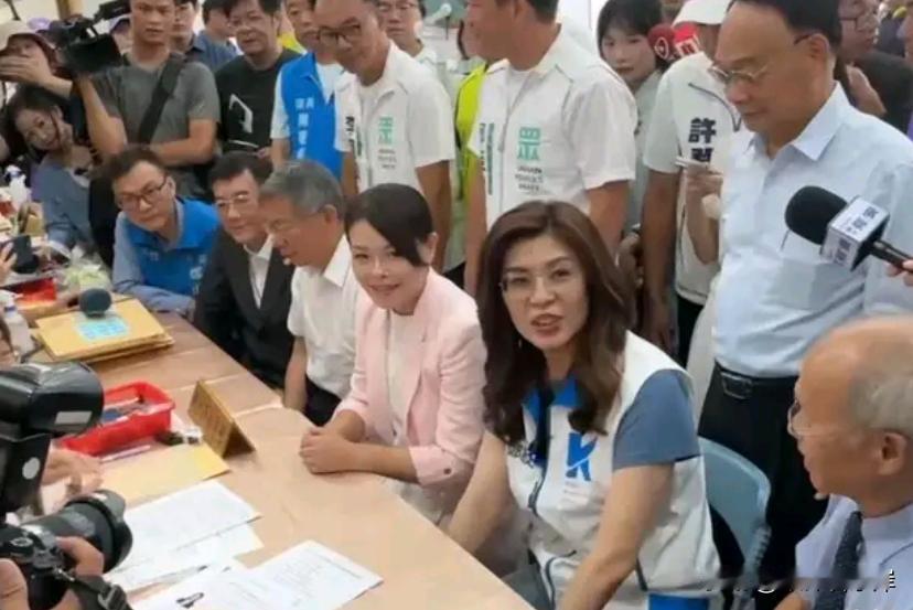 郑丽文陪高虹安登记，反遭民众党支持者怒批：别来蹭声量

蓝营负责人郑丽文昨天风尘