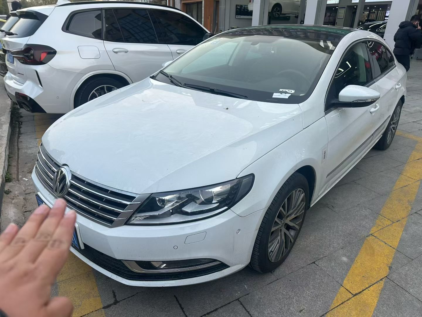 最新拿下 18年大众CC 1.8T豪华版个人一手车 仅行驶7万公里金属面原漆 电