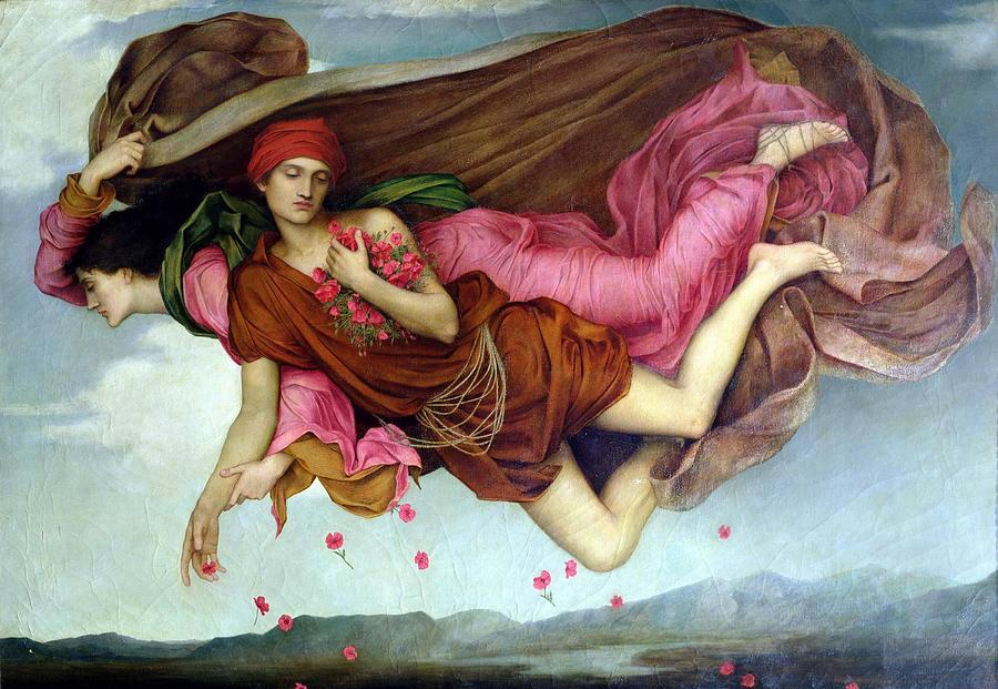 Evelyn De Morgan（1855-1919）拉斐尔前派画家《夜与睡》