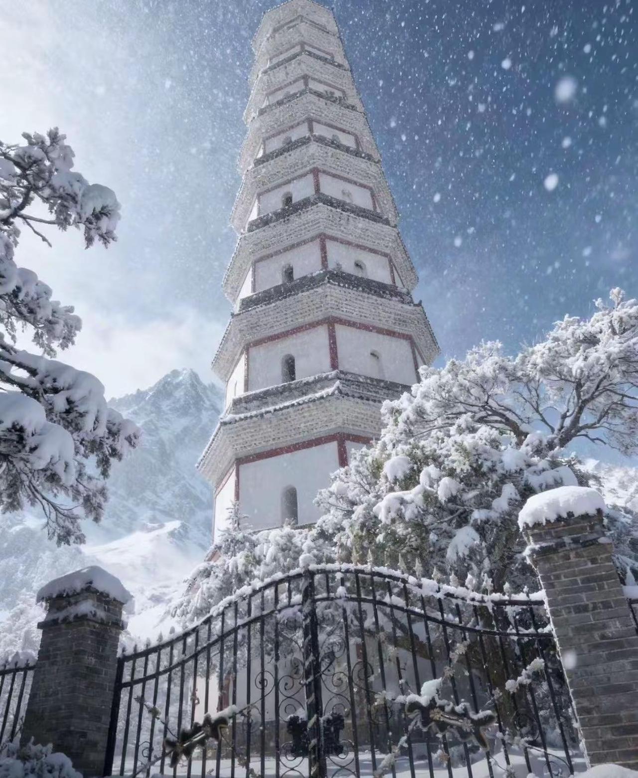 茂名昨晚迎来了第一场雪