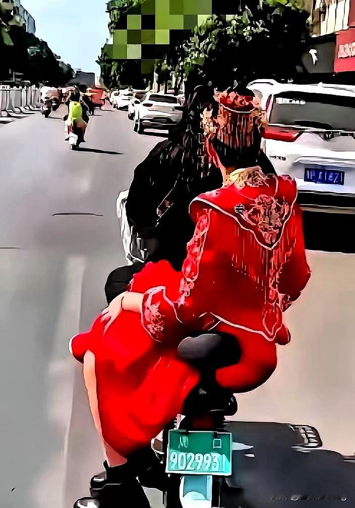 杭州这场婚礼翻车，新娘脱鞋骑电动车离场，才是最高级的清醒！

准婆婆一句“农村姑