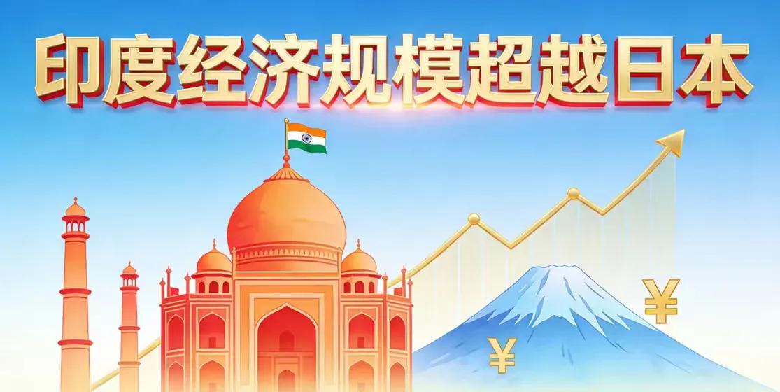 全球第四！印度宣布GDP超越日本，并剑指德国
印度政府一份最新报告声称，其经济总