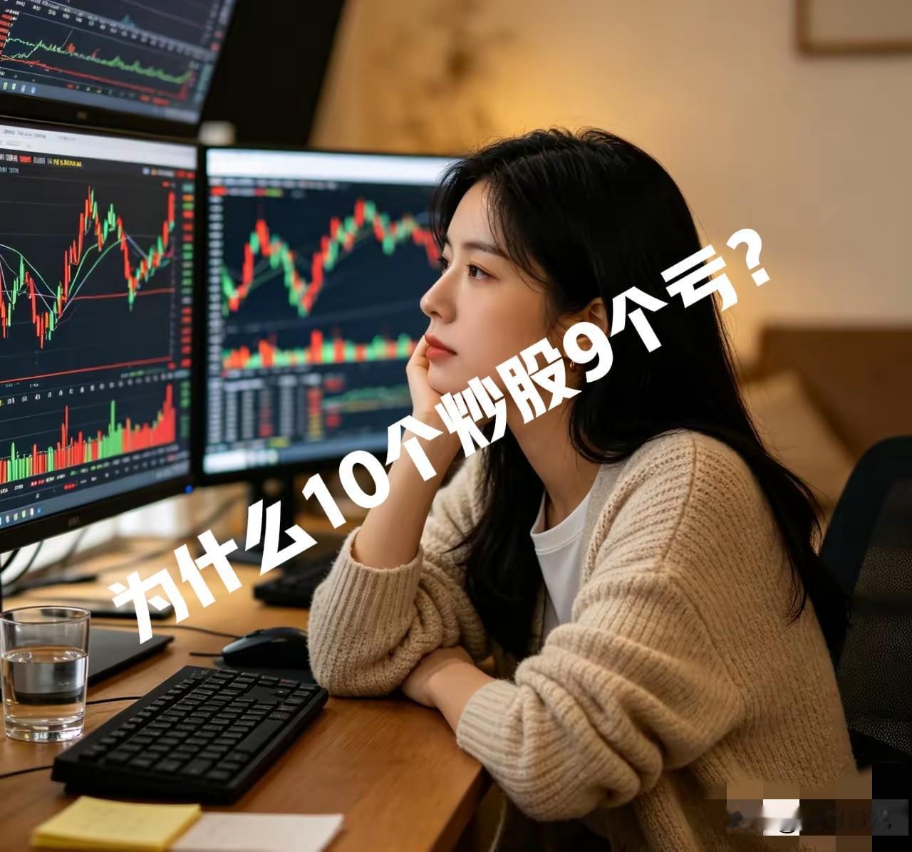 “为什么10个炒股9个亏？”
——因为那1个赚钱的，是开账户的券商啊！🤣

开