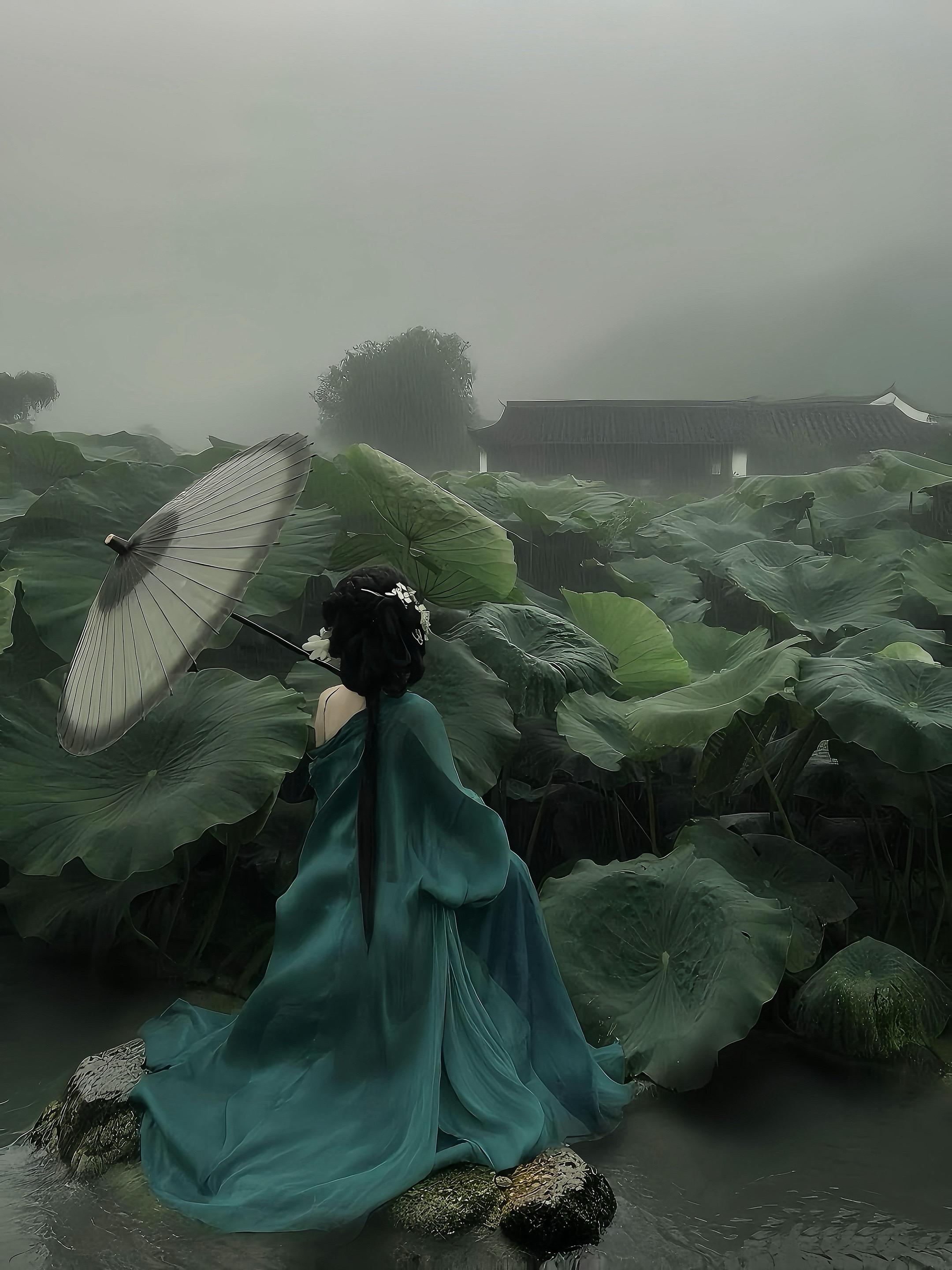 “烟雨入江南……”