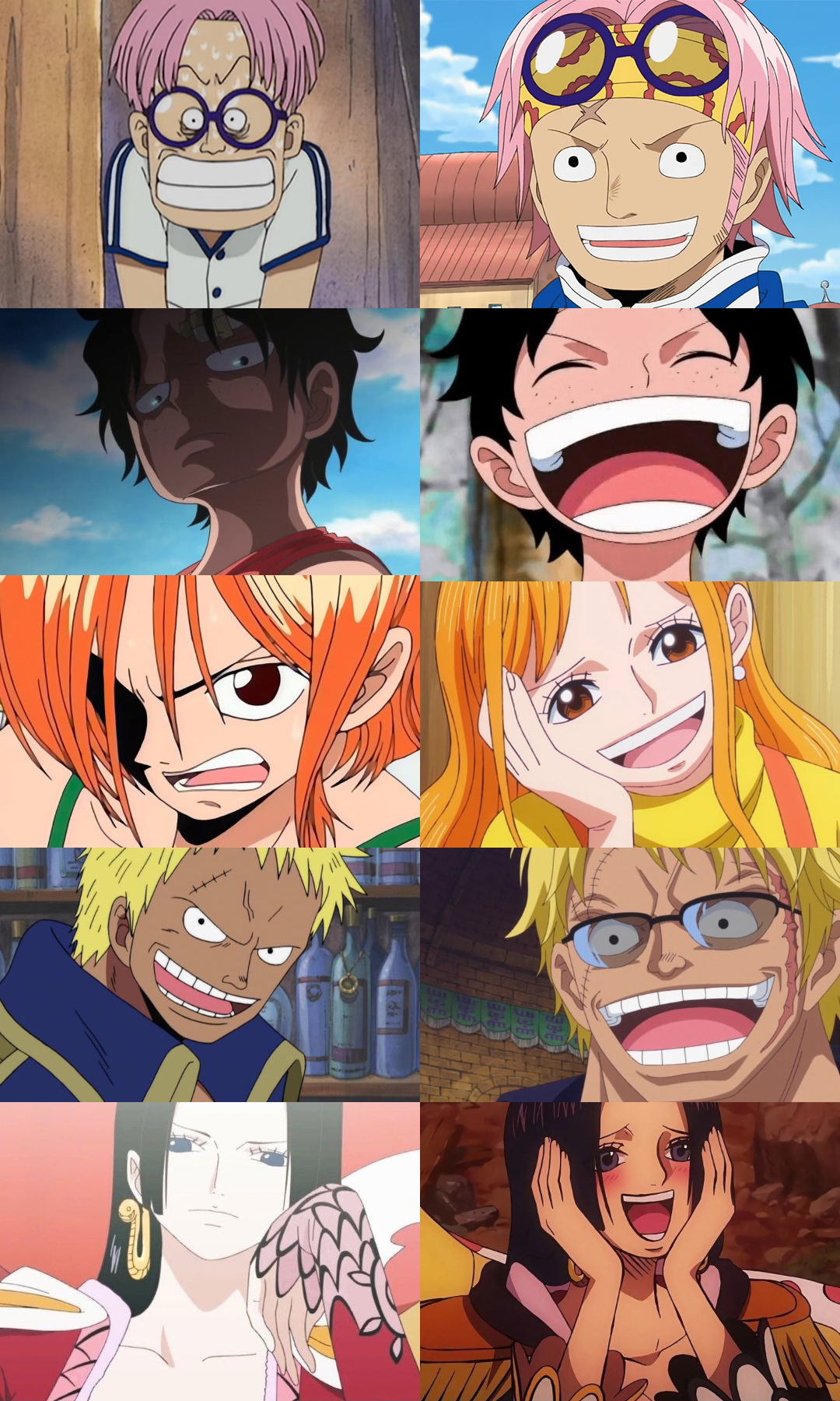 海贼王海贼王 大家从第一次见到路飞以及认识并了解路飞后的变化 