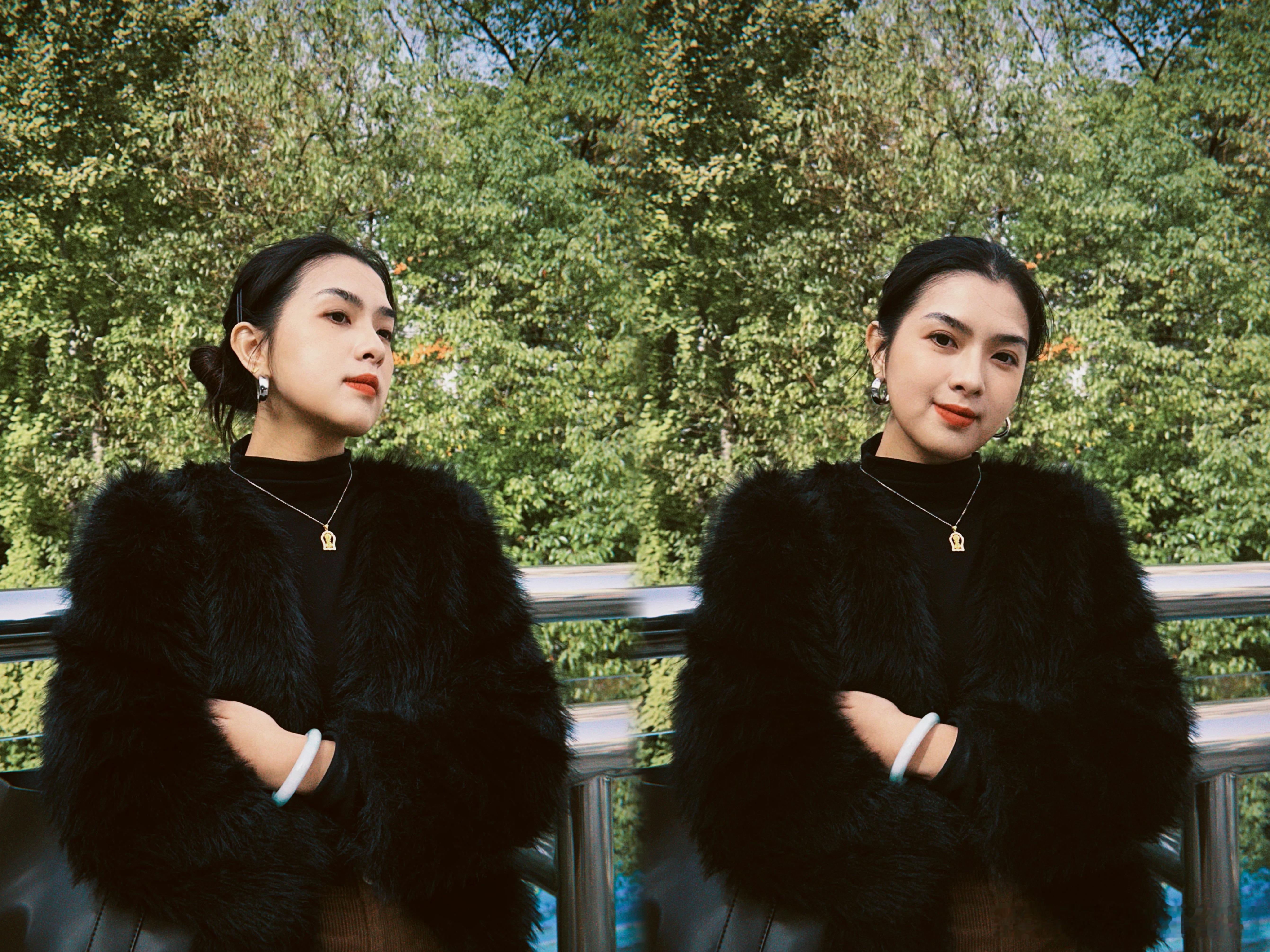 今日拍车outfit！怎么样是不是很大气！ 