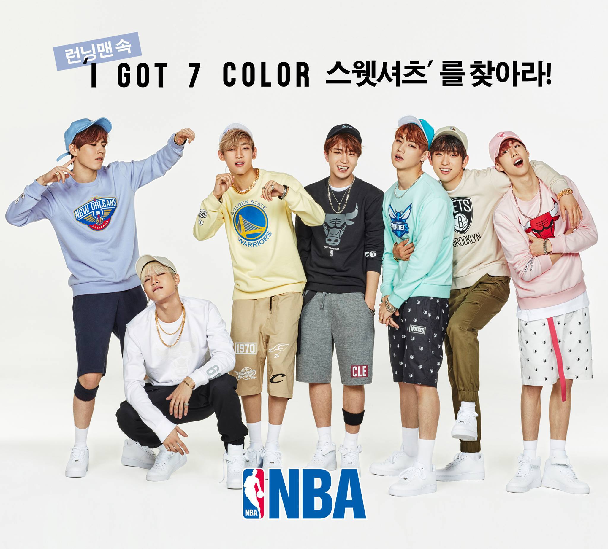 GOT7[超话]GOT7考古 GOT7 160318 NBA Style ​​​