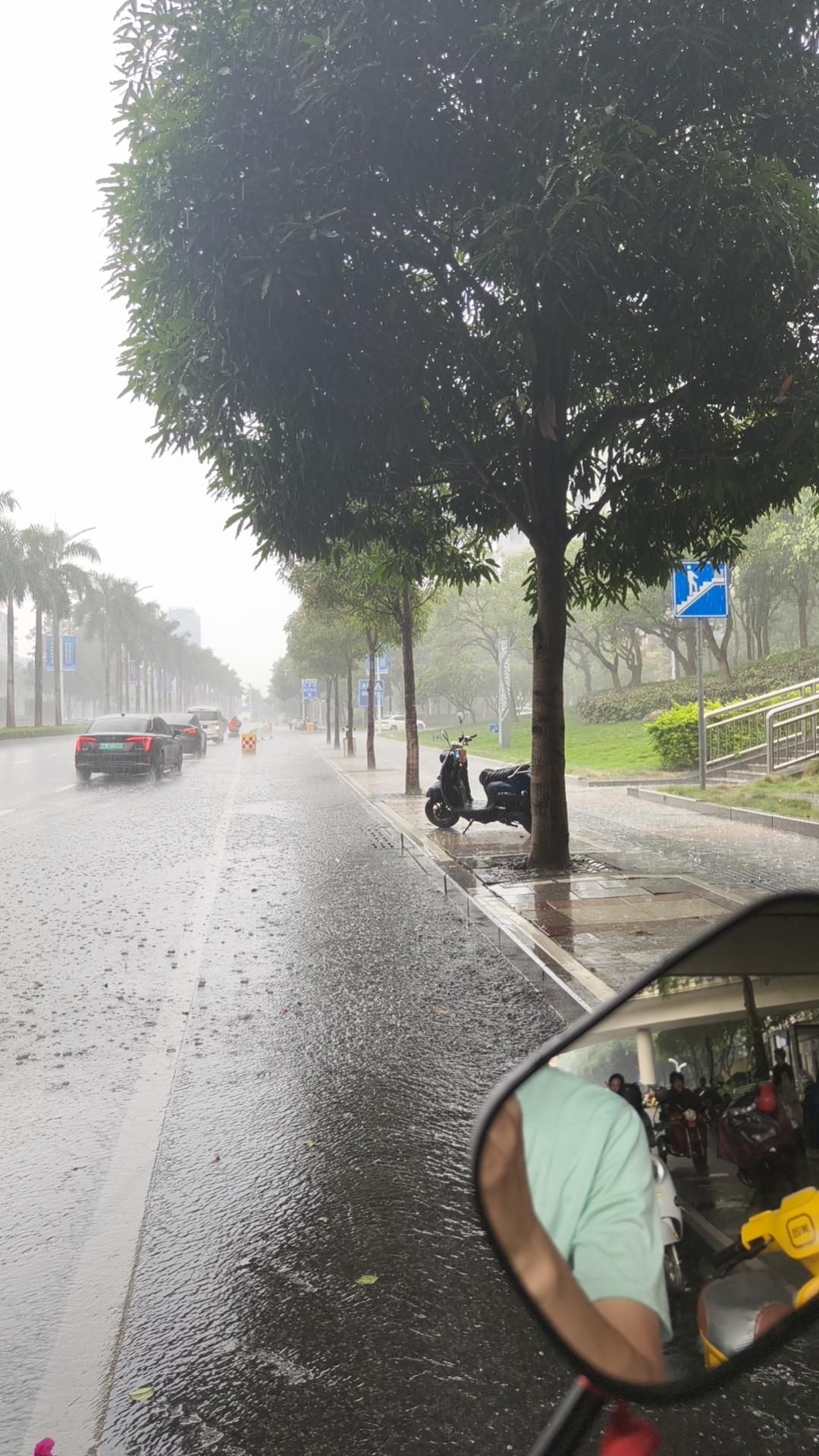 广西南宁民族大道，暴雨天没有积水，没有内涝也没有拥堵，这条笔直的大道，撑起来广西