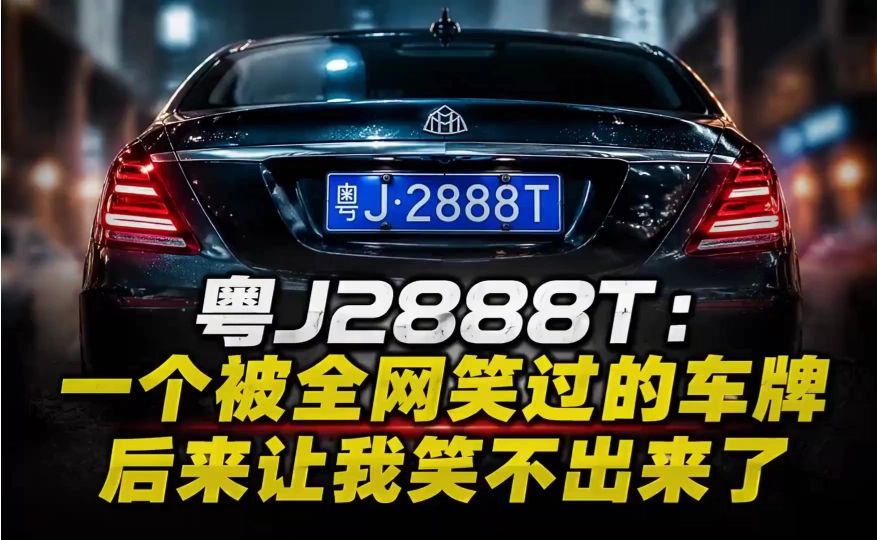 粤J2888T：一个被全网笑过的车牌，后来让我笑不出来了#热