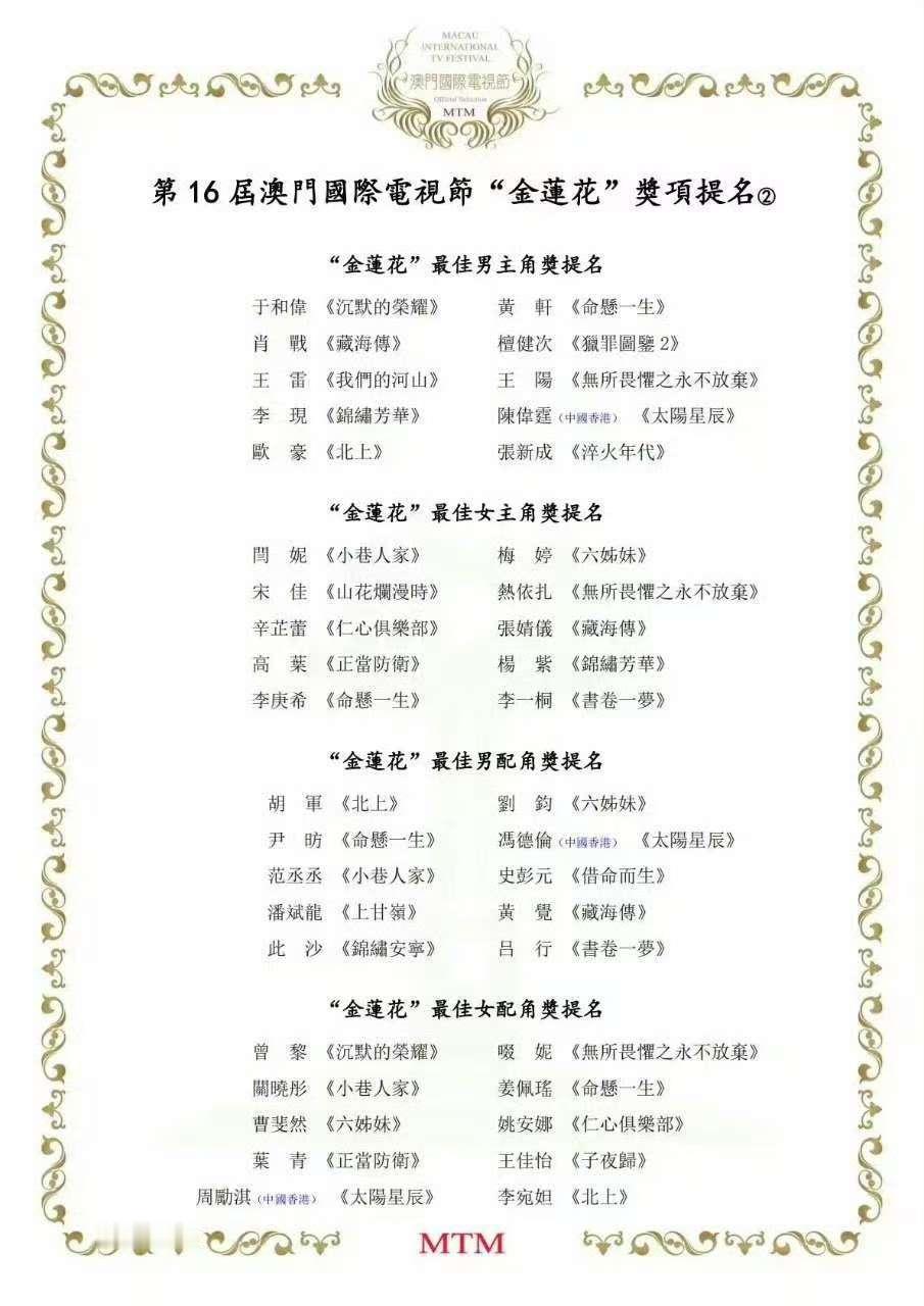 杨紫金莲花最佳女主角奖提名，厉害，