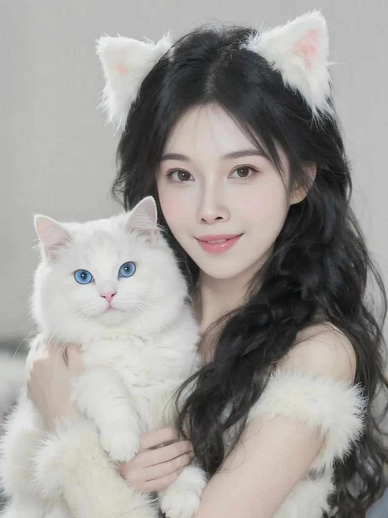 AI猫系少女照