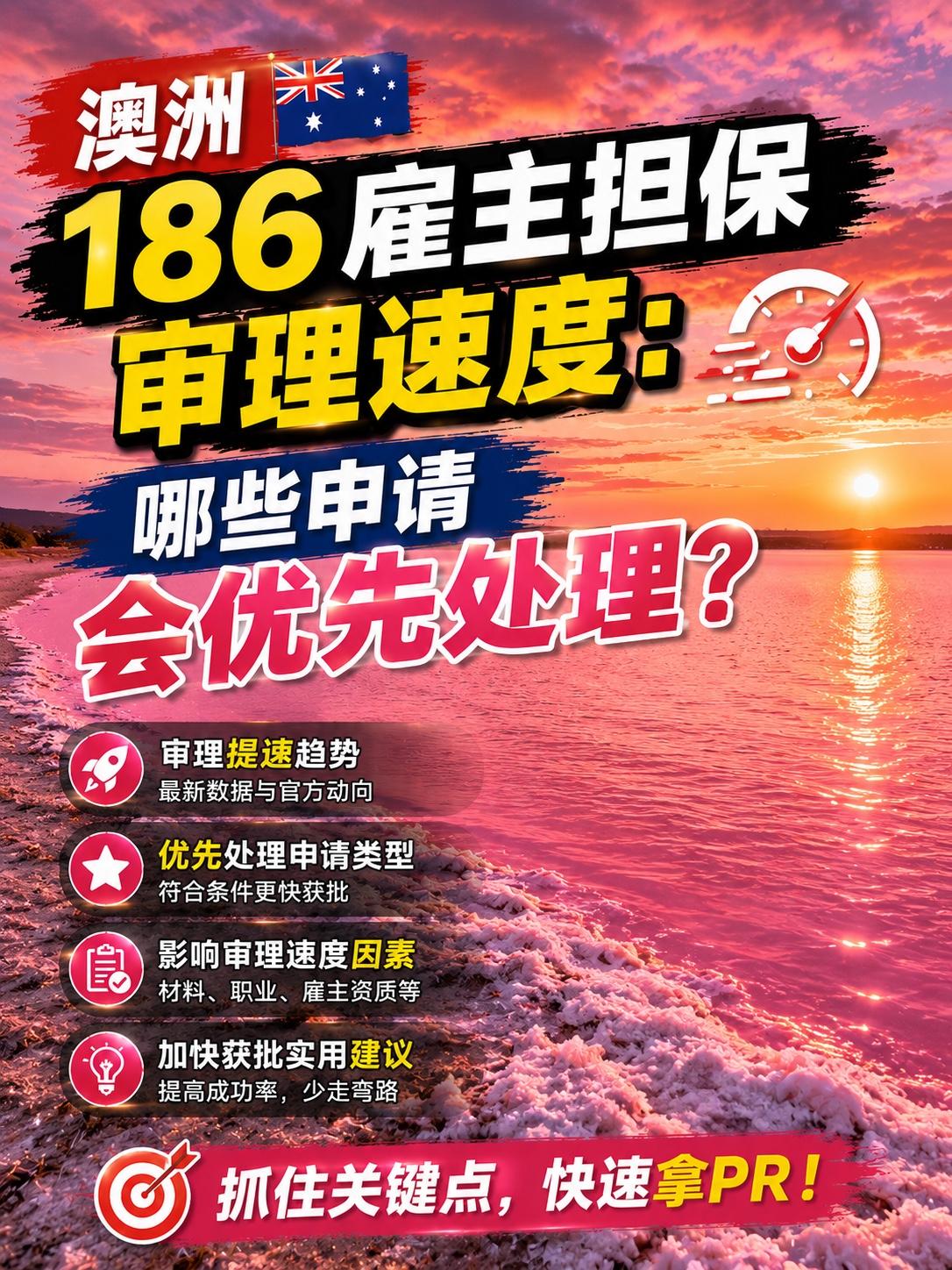 澳洲186雇主担保审理速度：哪些申请会优先处理？

越来越多申请人关注澳洲186
