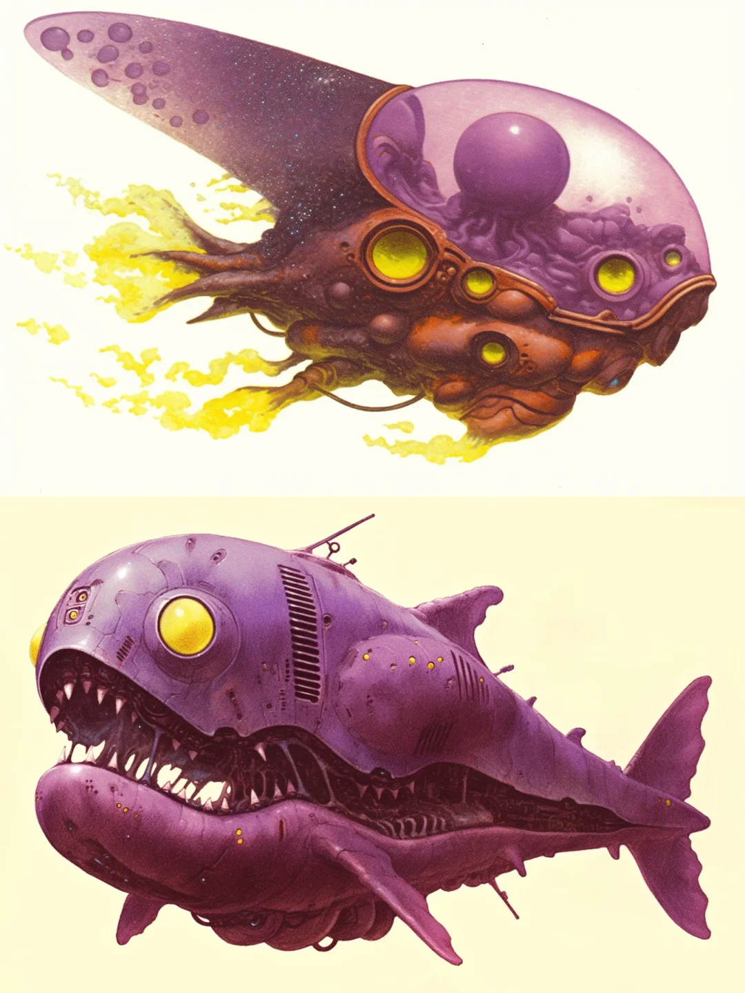 大鱼仿生/深海载具/空想科幻