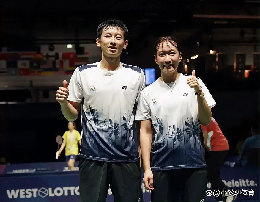 混双7号种子香港名将邓俊文/谢影雪未能把握机会，1-2被台北组合逆转无缘晋级决赛