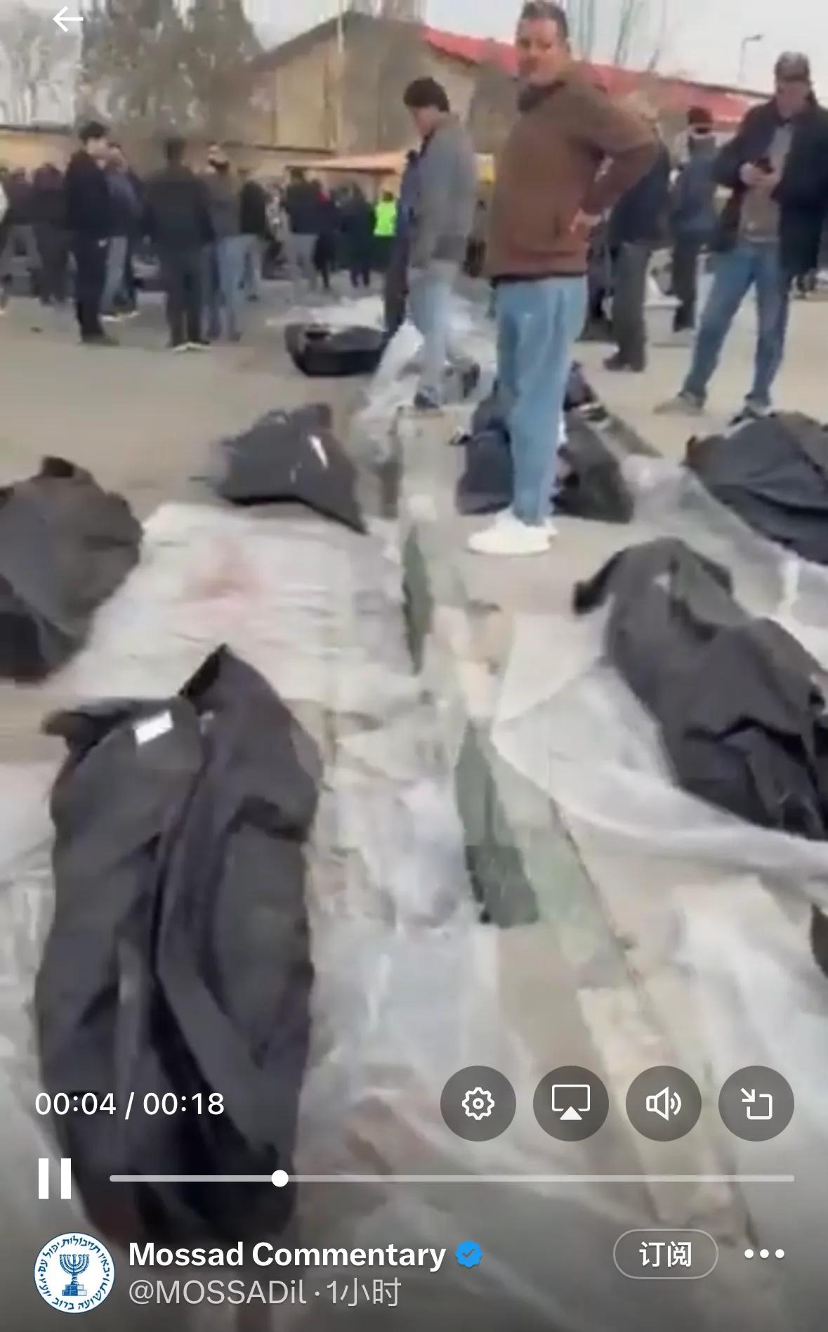 摩萨德公开喊话：我们和你们在一起

随着伊朗各地抗议活动持续发酵升级，以色列情报