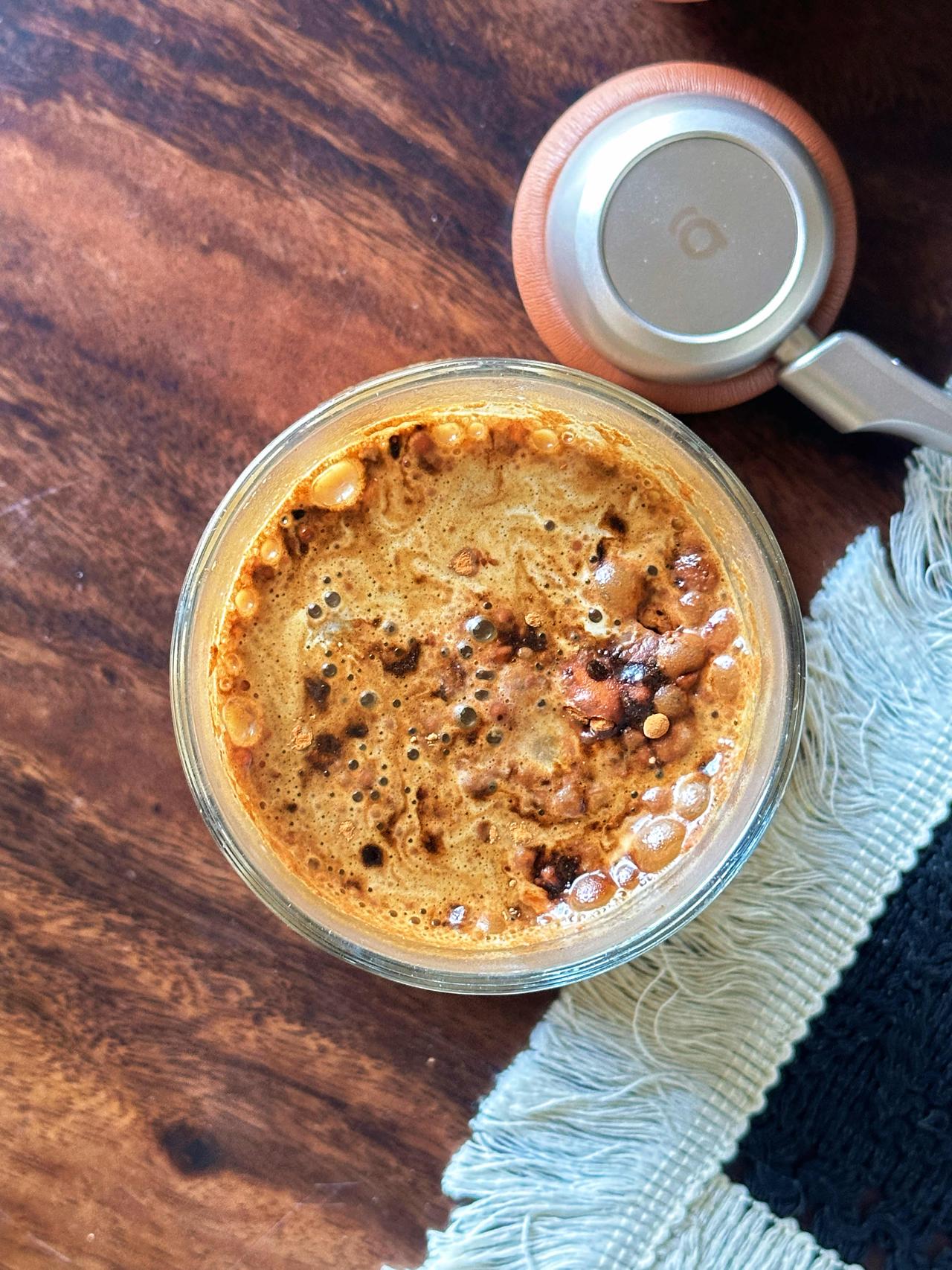 你们喝不喝加了肉桂的无糖拿铁～

好喝～
抗炎

对身体好的，难喝我也觉得好吃～