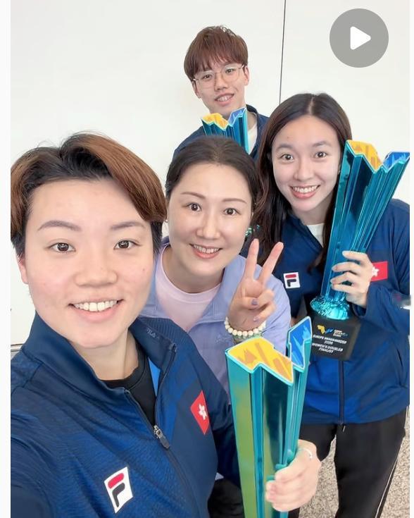 杜凯琹更新：结束瑞典大满贯，平安回港啦！
2026WTT瑞典大满贯，
港队可谓是