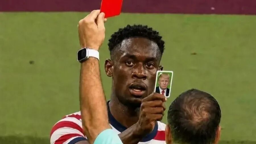 白宫被曝要求FIFA复核红牌这场闹剧说明，美国的霸权主义逻辑已从政治经济领域蔓延