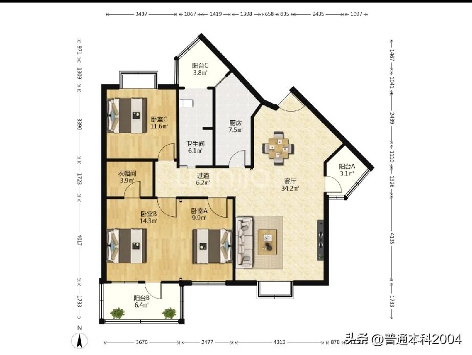 真会有人买这种户型吗？这房子可不便宜，动辄上百万，就换来这么个房子。
济南如今的