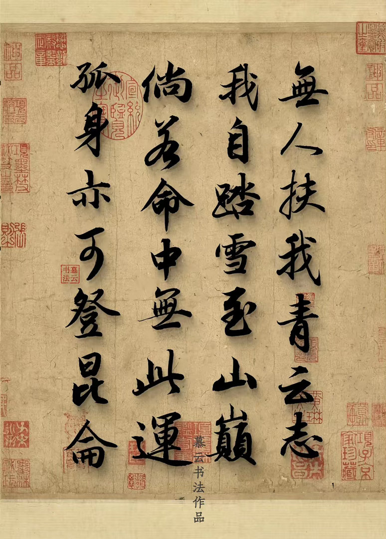 无人扶我青云志我自持股至山巅