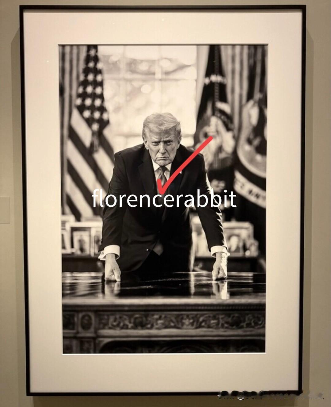 老特的官方新肖像照刚入驻美国家美术馆！
与之前的彩照不同，此次高对比度的黑白照片