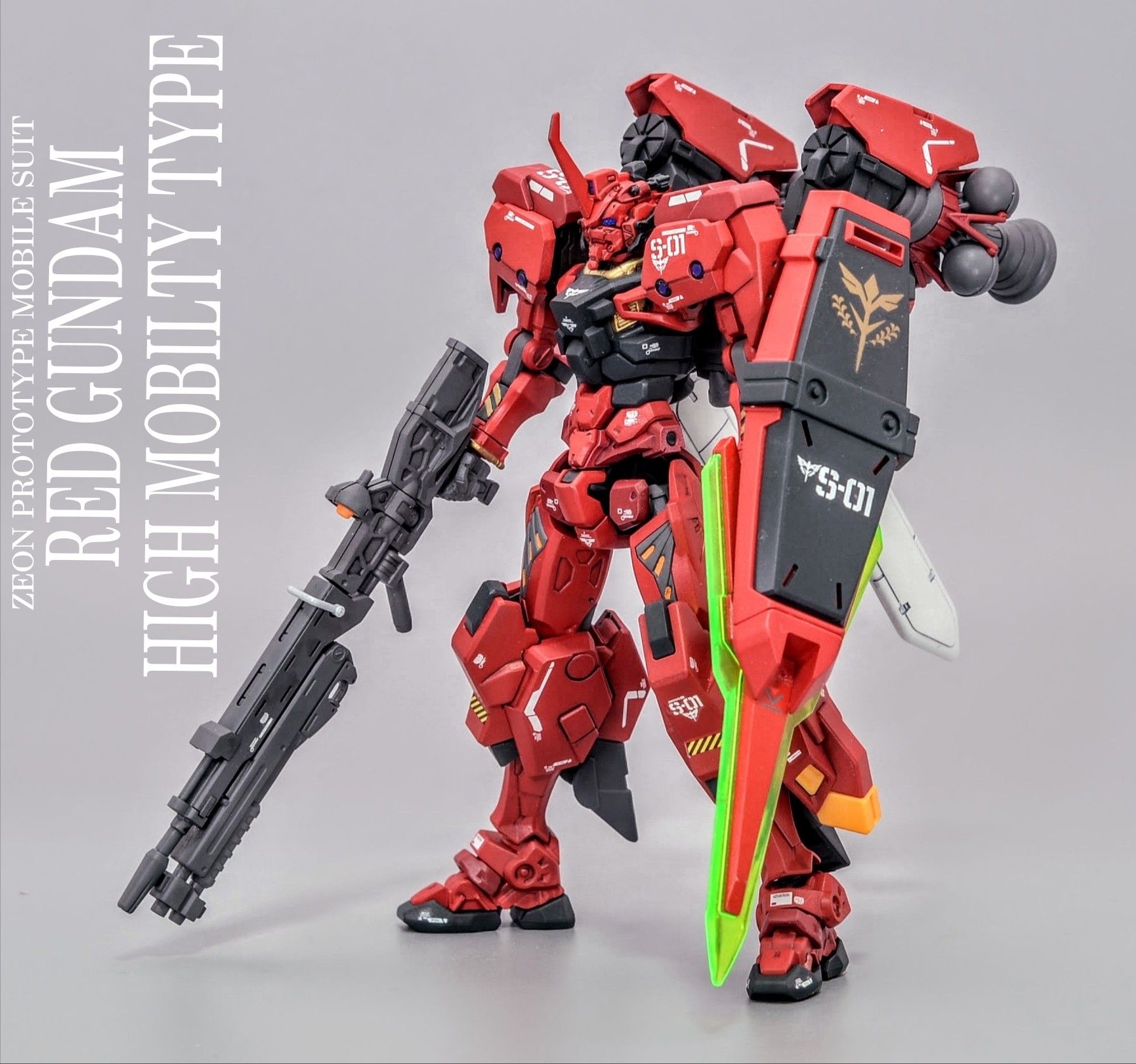 HGGQ高机动型红高达（by morish）高达模型[超话]高达模型 ​​​