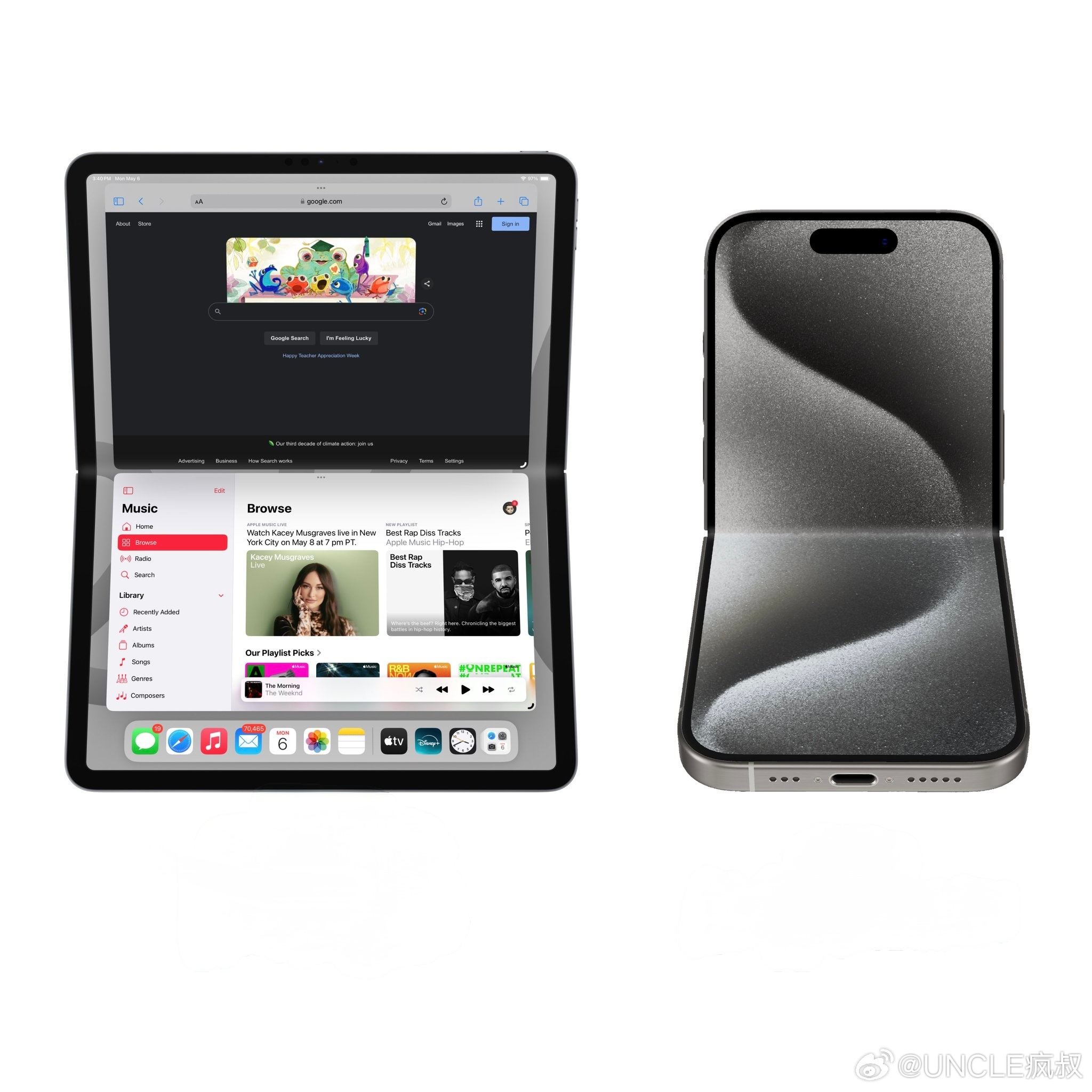 话说到时候iPhone真的推出了折叠屏，大概率跟目前的折叠屏方案大差不差：左右折