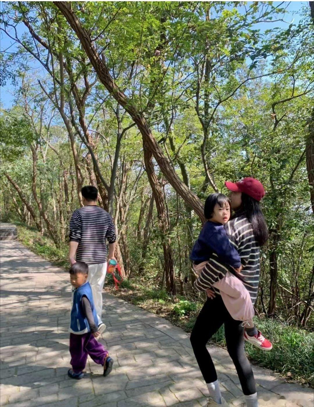 想不到吧！3岁4岁的小孩体能竟然这么厉害 自己就能爬到山顶 小小紫金山轻松拿捏他