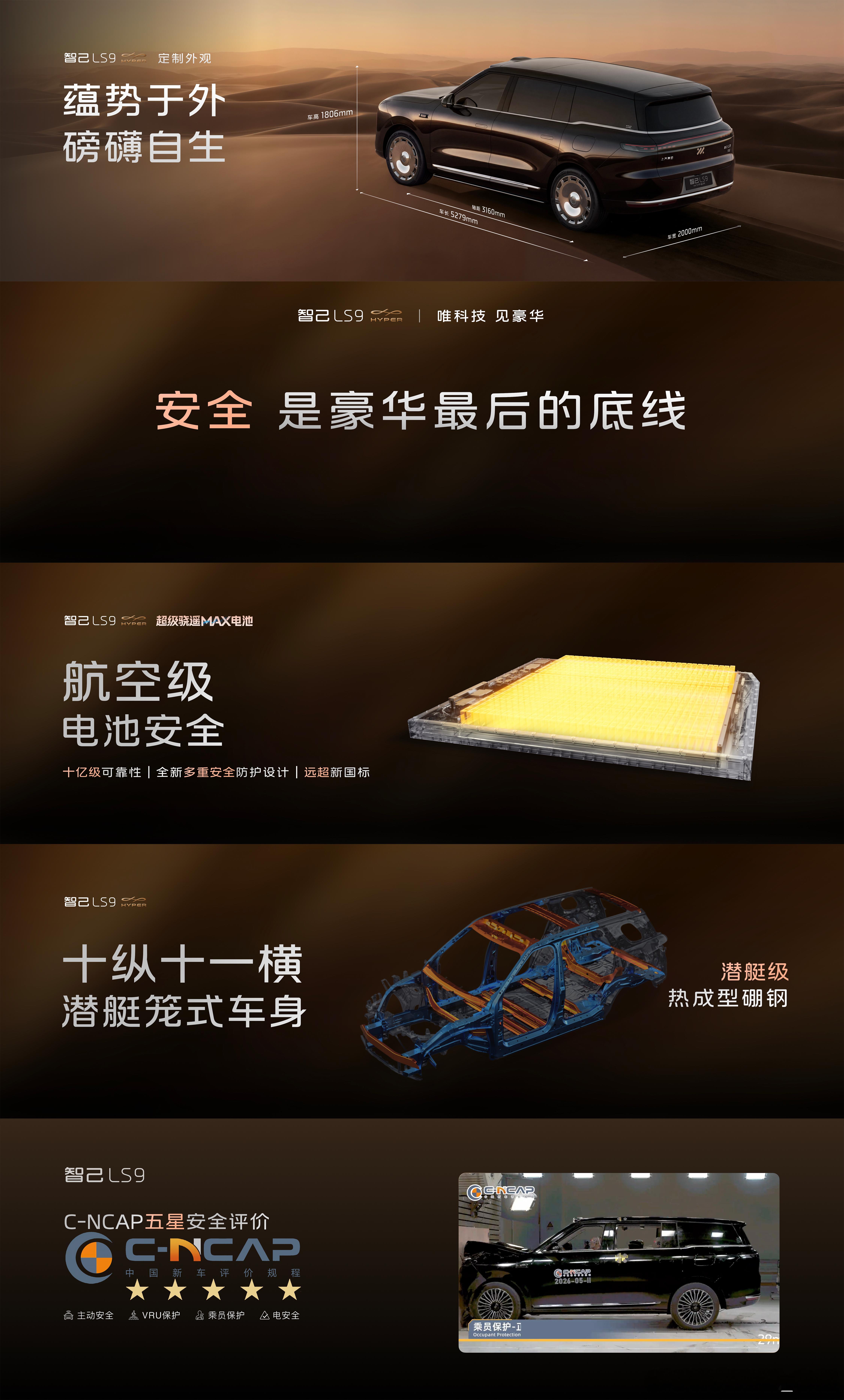 智己LS9，蕴势于外 磅礴自生长 5279｜宽 2000｜高 1806｜轴距 3