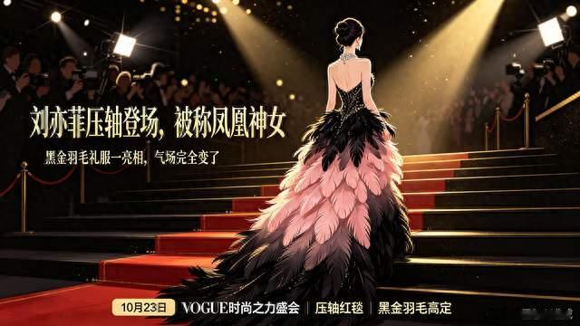刘亦菲化身凤凰神女！压轴红毯气场大变