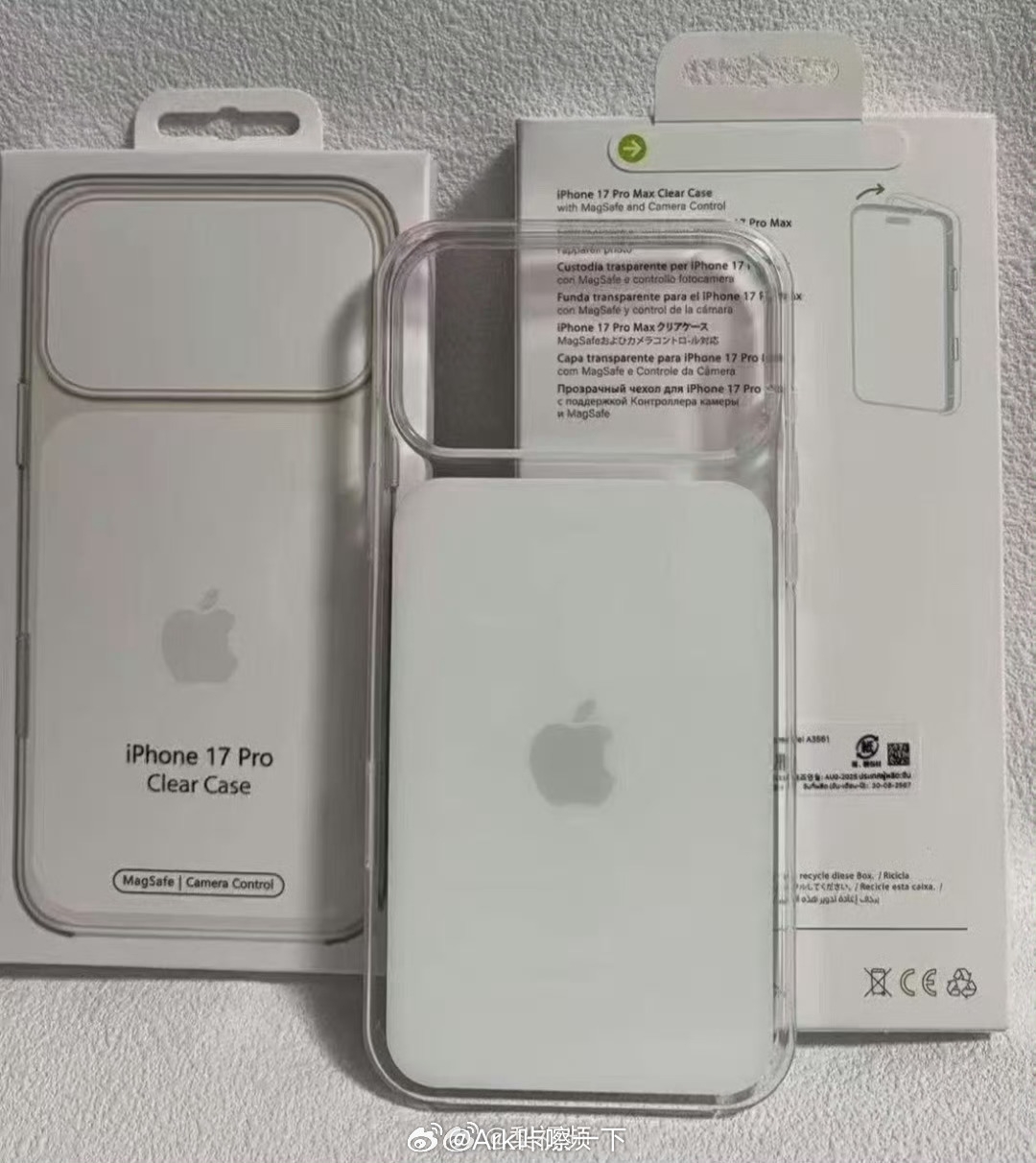 iPhone17Pro透明保护壳曝光坐等决色出牛批的壳子，现在旗舰机都用决色的，