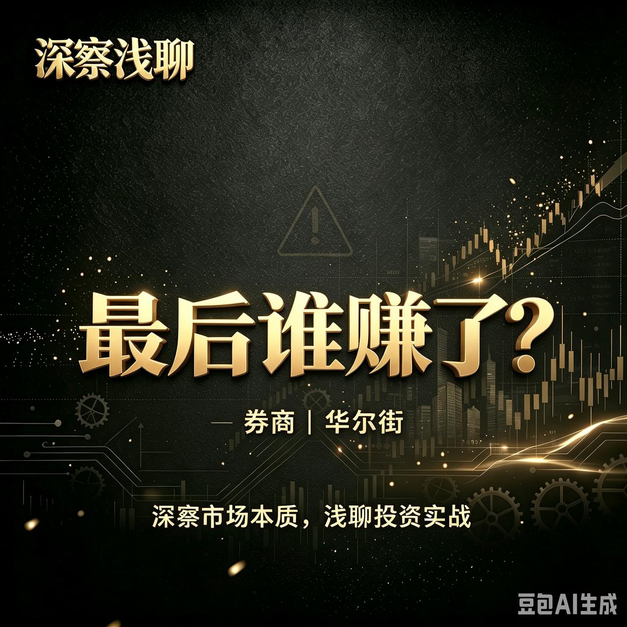 韩股熔断，散户近一半杠杆账户被强平，本金归零。那么，最后谁赚了？

毫无疑问，是