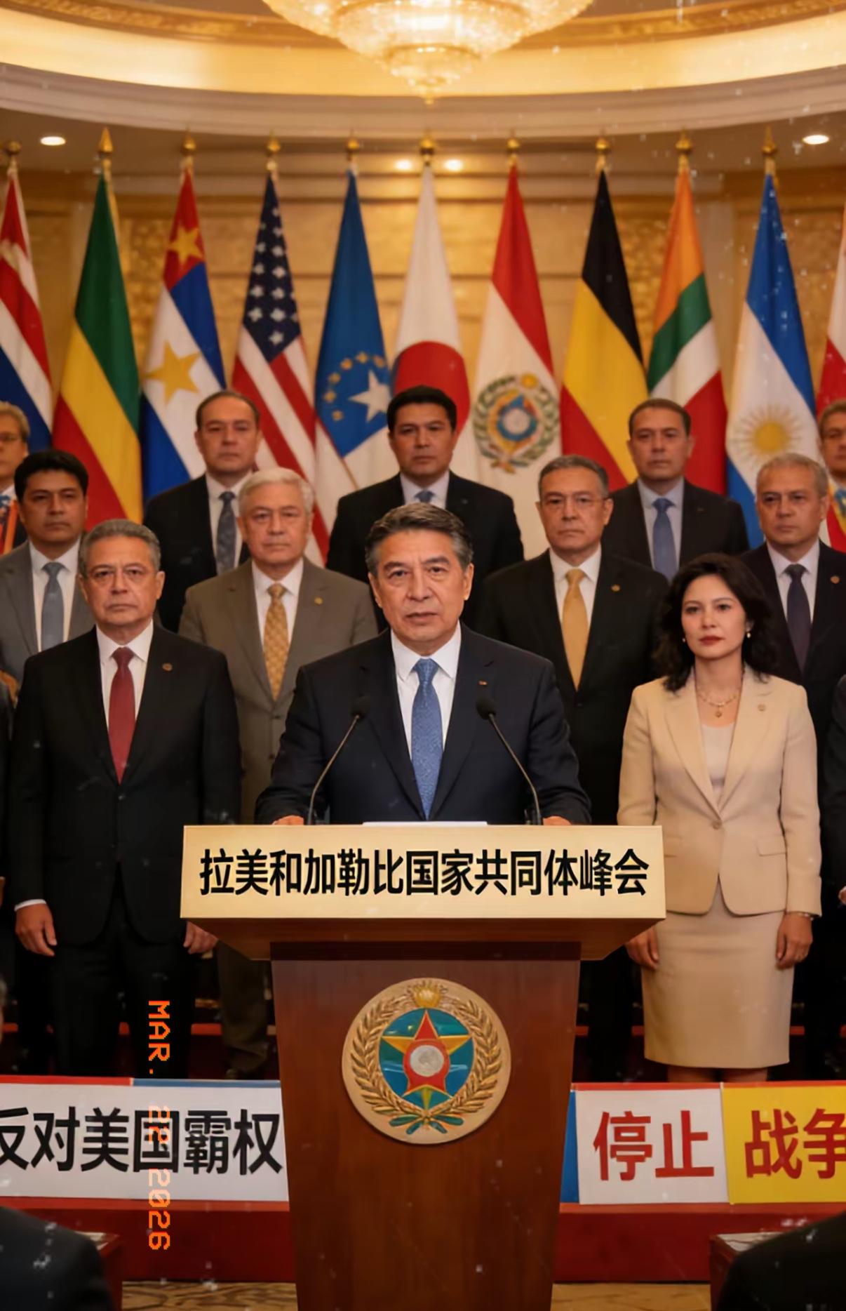 集体发声！拉美30国峰会怒批美国：不许搞霸权、不许发动战争🌍

​当地时间3月