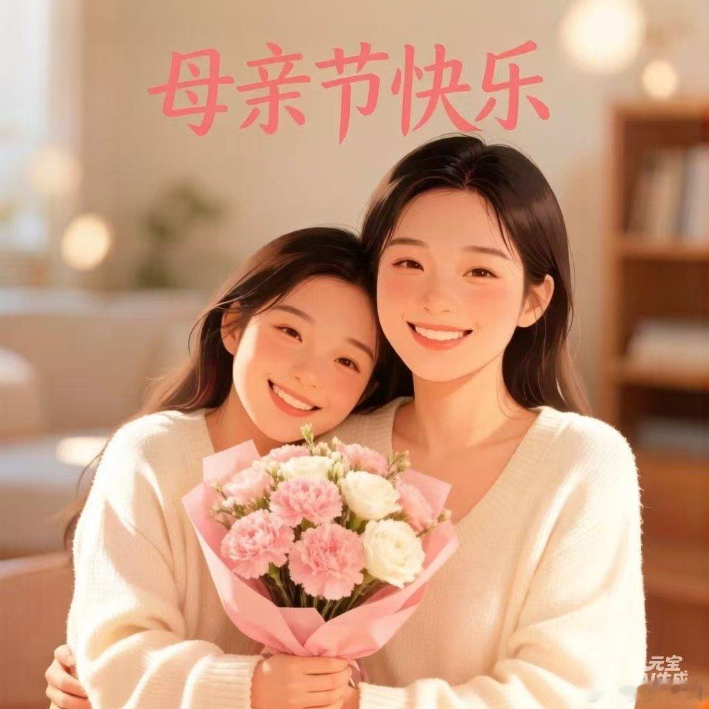 早安心语【早安你好】早安心语，母亲节快乐！愿你今天被温柔和花香包围，做个被宠爱的