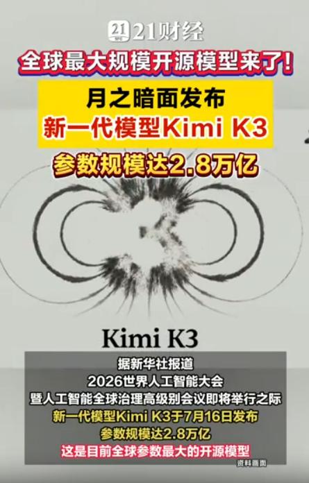 Kimi K3爆火暂停注册！国产AI的逆袭时刻到了？
Kimi K3发布仅48小